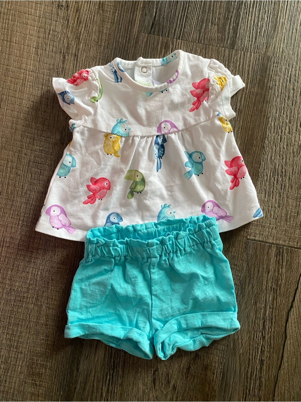 Mayoral Colorful Bird outfit newborn